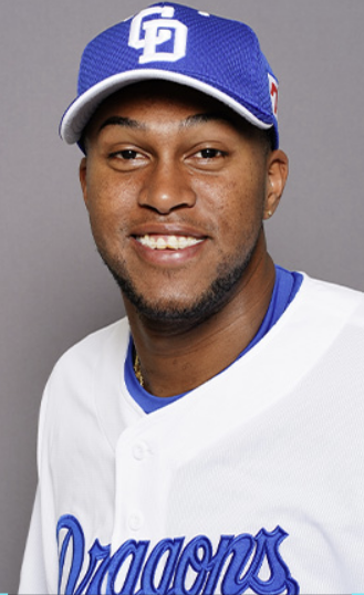 라이델 마르티네스. 주니치 홈페이지 캡처