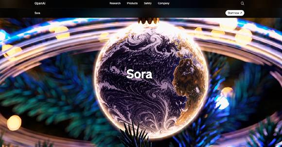 오픈AI는 지난 9일(현지시간) 동영상 생성AI '소라'를 출시했다. [사진=오픈AI 홈페이지]