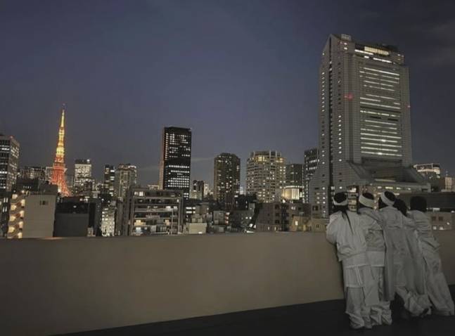 그룹 뉴진스. 인스타그램 계정 ‘진즈 포 프리’ 갈무리.