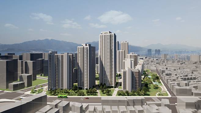 석관4구역 조감도(서울시 제공).