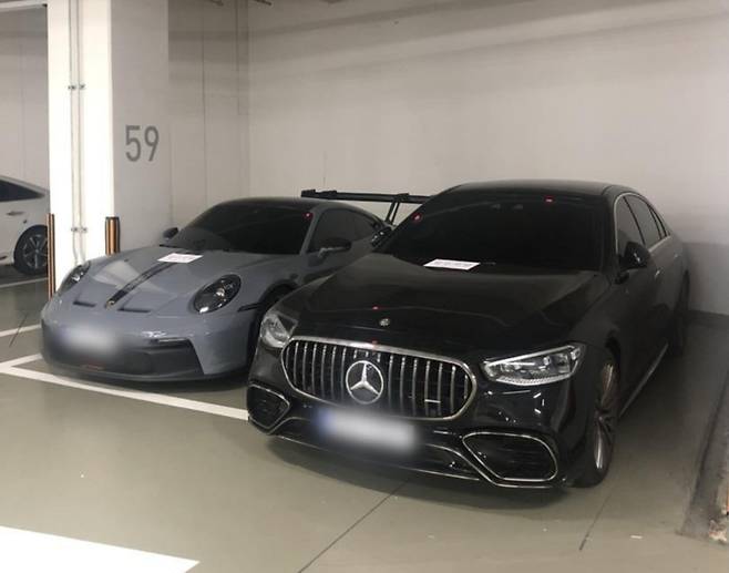 압수된 누누티비 운영자 차량. /사진=문화체육관광부