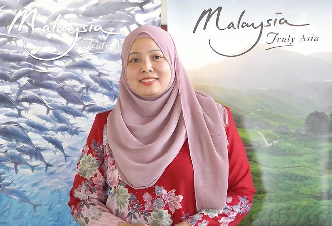 말레이시아 관광청 누왈 파딜라 쿠 아즈미(Nuwal Fadhilah Ku Azmi) 국제 홍보이사 [함영훈 기자]