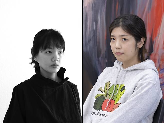 장효주 작가(왼쪽)와 이은새 작가[삼성문화재단 제공. 재판매 및 DB 금지]