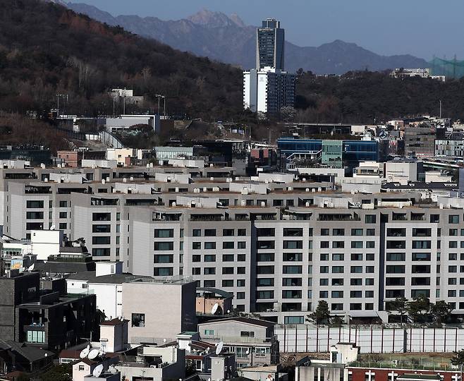 서울 용산구 한남동에서 바라본 고급 주택단지의 모습. 기사 내용과 무관한 사진. /뉴스1