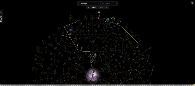 - 전기 불꽃 스톰위버 패시브 스킬 노드[출처: MAXROLL]