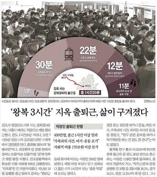 중앙일보 2023년 8월 22일자 1면 기사.