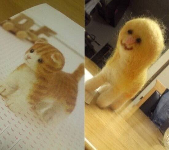 망한 양모펠트 인형만들기 대결jpg