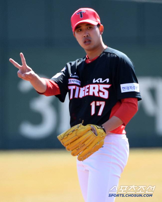 2023 KBO리그 시범경기 한화 이글스와 KIA 타이거즈의 경기가 13일 대전 한화생명이글스파크에서 열렸다. KIA 임기영. 대전=박재만 기자 pjm@sportschosun.com/2023.03.13/