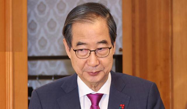 한덕수 대통령 권한대행. 대통령실 사진기자단