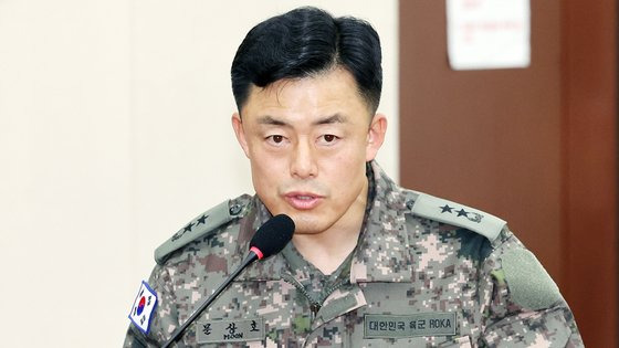 문상호 국군정보사령관. 연합뉴스