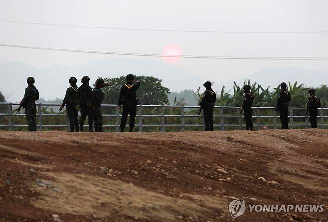 태국 탁주 미얀마 국경 지역 [EPA 연합뉴스 자료사진. 재판매 및 DB 금지]