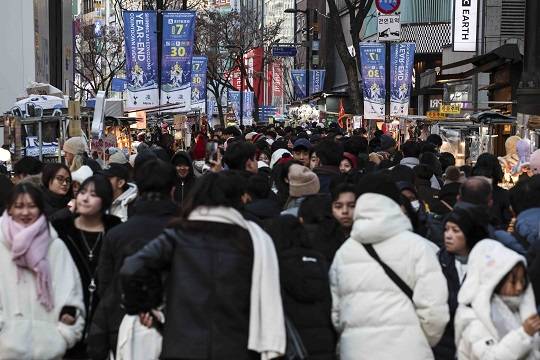 22일 서울 중구 명동 거리. 사진=뉴시스
