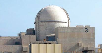 현대건설과 삼성물산이 2009년 역대 최대 공사비인 191억달러에 수주한  아랍에미리트(UAE) 원전. /한경DB