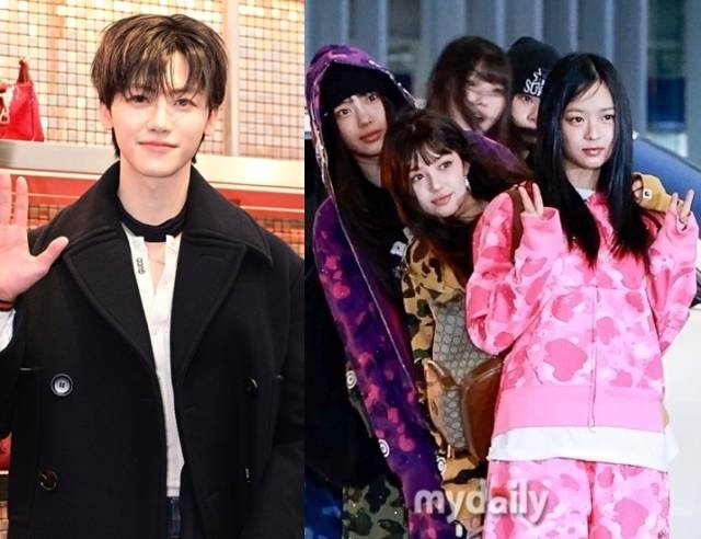 그룹 NCT 재민(왼쪽), 뉴진스 단체 / 마이데일리