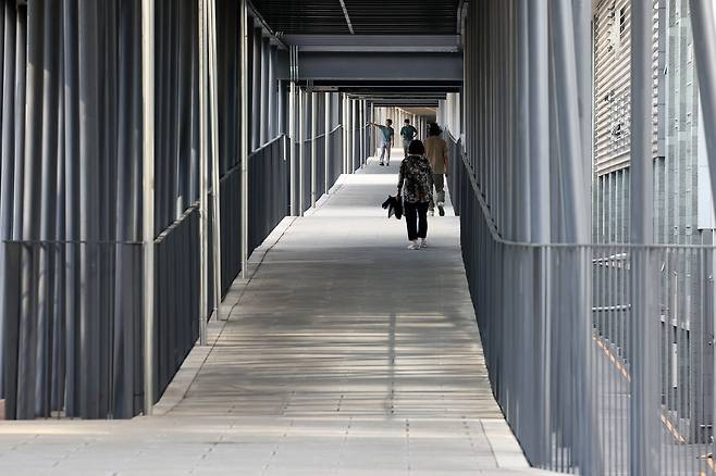 서울 종로구 세운상가 공중보행로의 모습./뉴스1