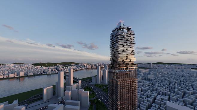 리버사이드호텔 재건축 조감도 <서울시>