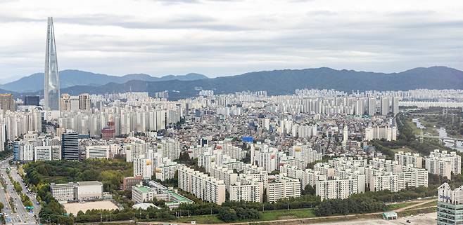 서울 송파구 잠실 아파트 전경. (매경DB)