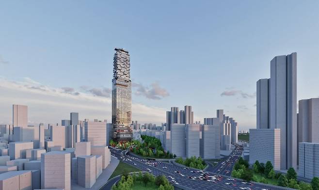 서울 서초구 잠원동 ‘더리버사이드 호텔’ 부지 개발 조감도. [서울시 제공]