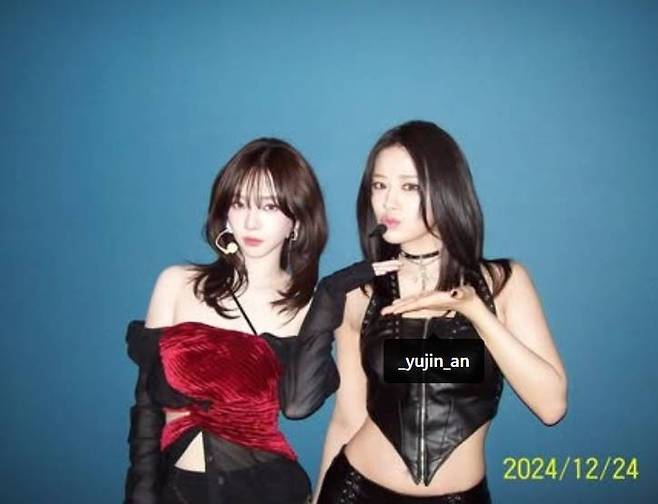 카리나, 안유진. 사진|카리나 인스타그램