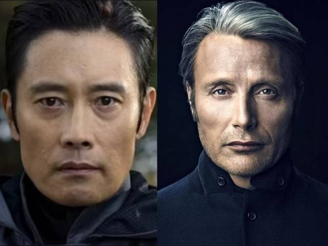 배우 이병헌(왼쪽), 매즈 미켈즈 / 엑스(구 트위터)