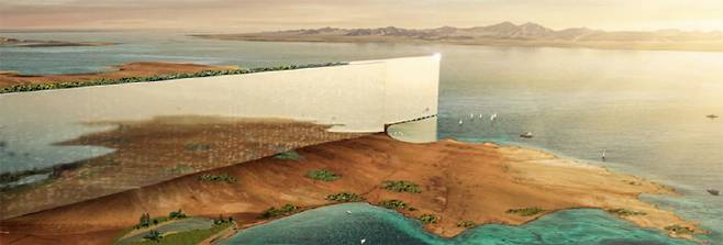 네옴시티 '더 라인' 사진출처=네옴 홈페이지