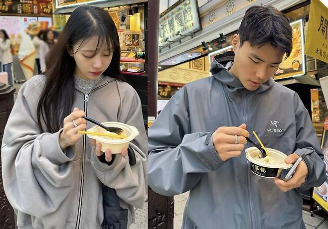 이미주(왼쪽), 송범근. 사진 출처=이미주 SNS 계정, 송범근 SNS 계정