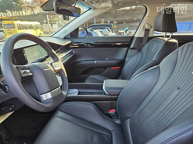 2025년형 디 올 뉴 그랜저 LPG 내부. ⓒ데일리안 정진주 기자