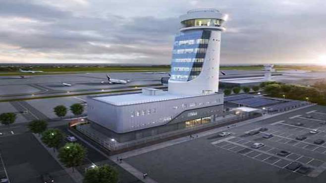 제주공항 신축 관제동 조감도