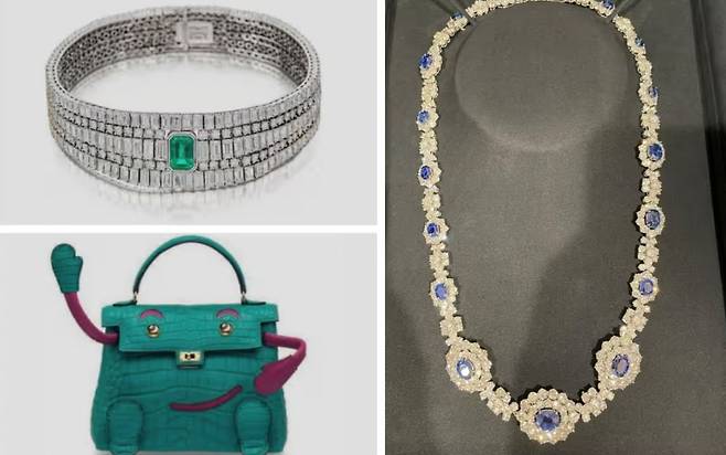 영국 런던 억만장자 저택에서 도난당한 물품들의 모습. /사진=The Guardian 홈페이지 갈무리