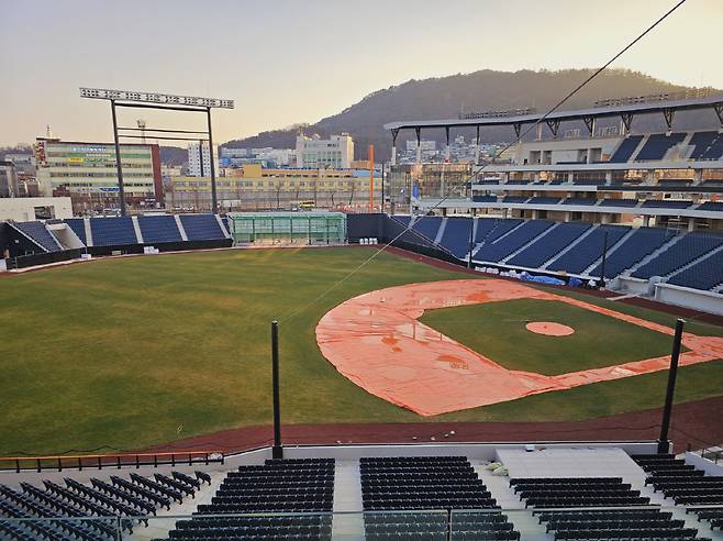한화가 홈구장을 쓰게 될 대전 신구장.