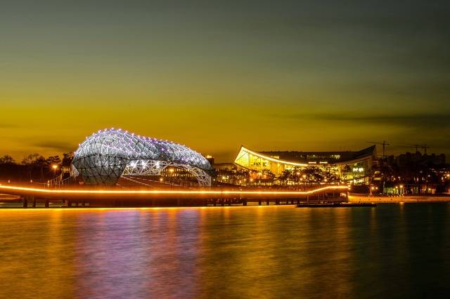 세종호수공원 야경. 세종시 제공