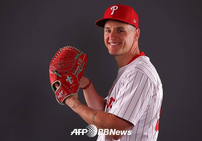 지난 2024년 2월 필라델피아 필리스 복귀 당시 뷰캐넌의 모습. /AFPBBNews=뉴스1