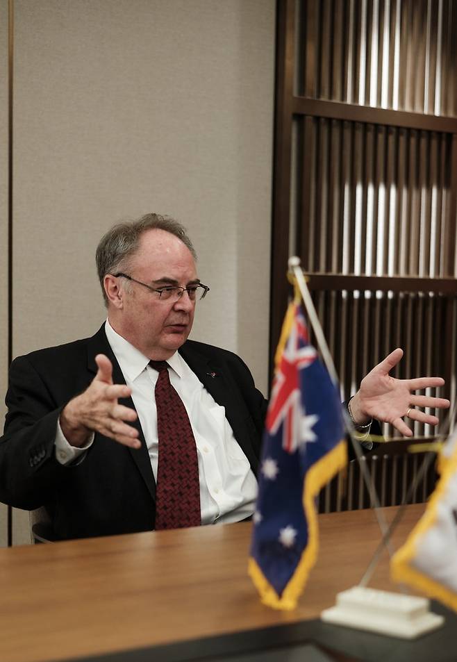 로빈슨 대사. 주한호주대사관 제공