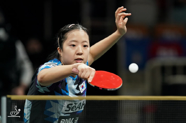 신유빈. /사진=ITTF 제공