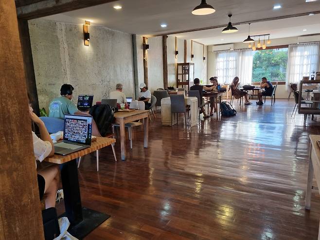 디지털노마드의 성지답게 치앙마이에는 코워킹 스페이스가 흔하다 /손관승 제공