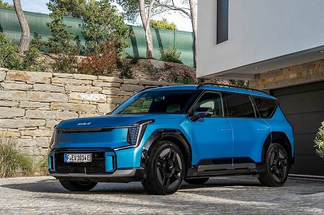 기아의 대형 전기 SUV 'EV9'. 기아 제공