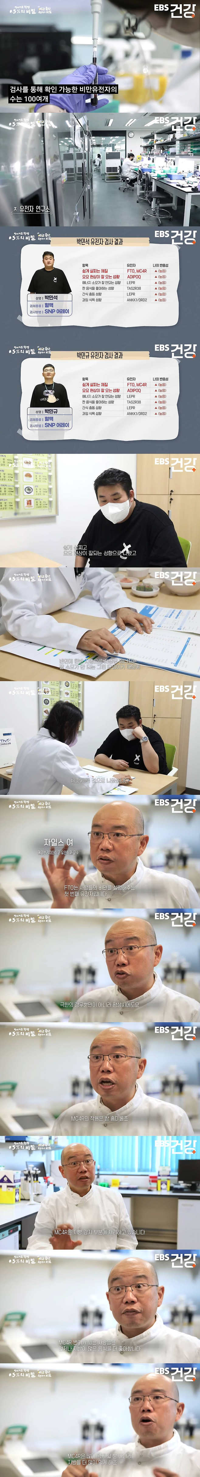 image.png 비만인 사람 유전자 검사 결과 너무 신기함