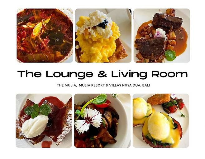 더 라운지 (The Lounge)와 리빙룸(Living Room) 의 다채로운 아라카르트 메뉴. 사진제공|팜투어