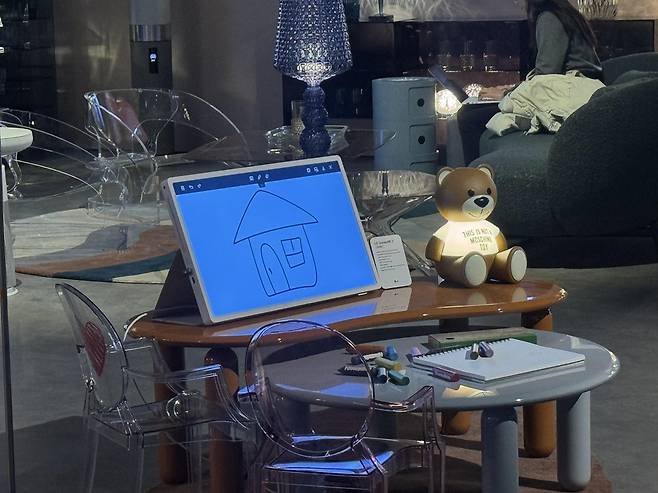 LG전자가 4년 만에 선보인 '스탠바이미 2' [촬영 강태우]