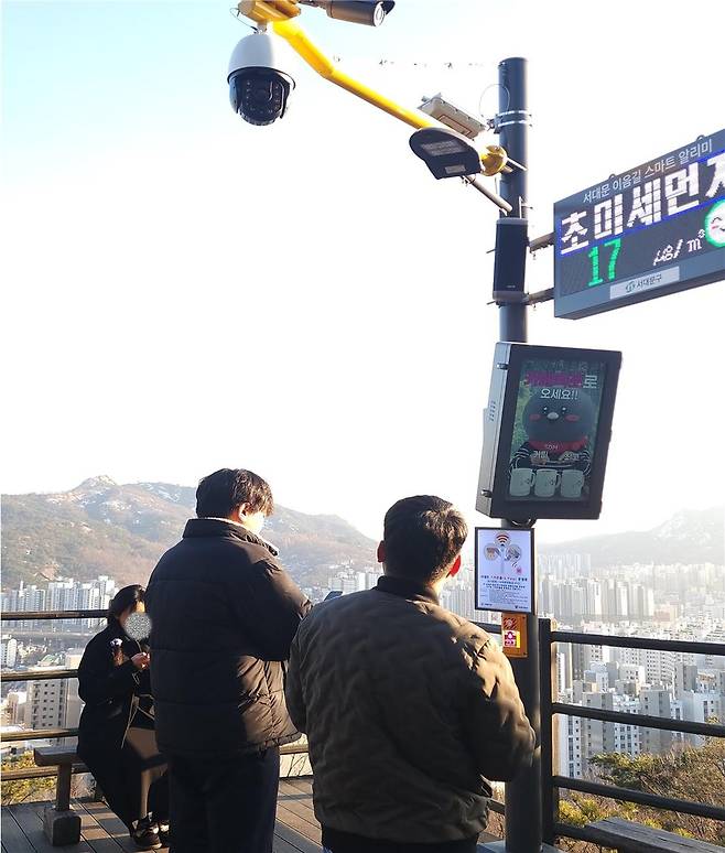 서대문 스마트폴(지능형 기둥) 모습 [서대문구 제공. 재판매 및 DB 금지]