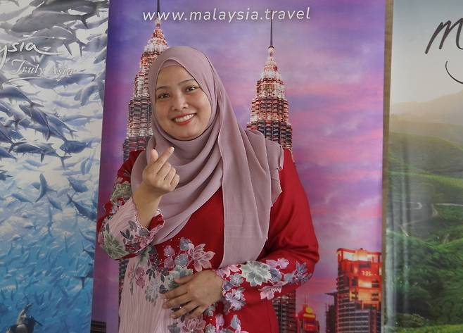 말레이시아 관광청 누왈 파딜라 쿠 아즈미 국제 홍보이사[함영훈 기자]