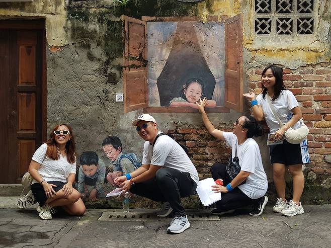 쿠알라룸푸르 페탈링가 콰이차이홍 벽화골목[함영훈 기자]