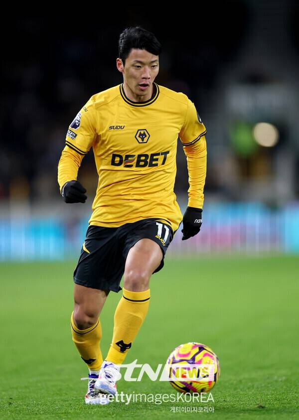 울버햄튼 원더러스 공격수 황희찬. 사진┃게티이미지코리아