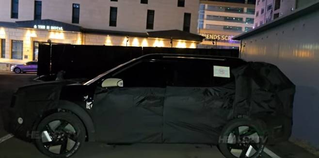 넥쏘 2세대 모델 테스트카(출처:힐러티비)