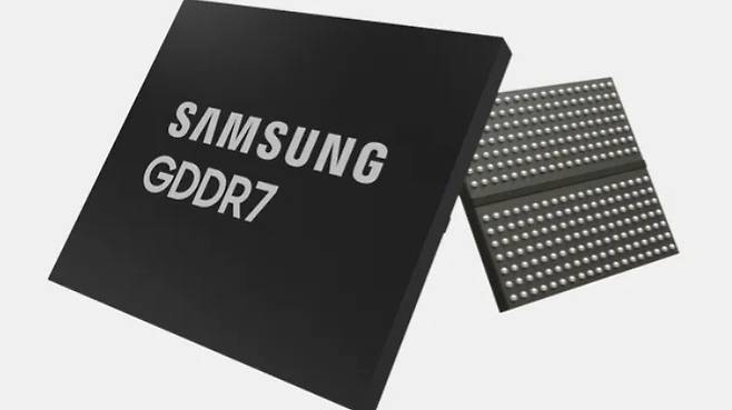 삼성이 엔비디아 최신 GPU에 공급하는 GDDR7 메모리 칩