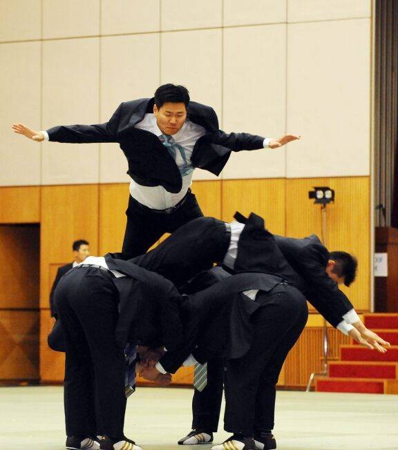 대통령 경호처 직원들의 경호 시범 모습. [동아DB]