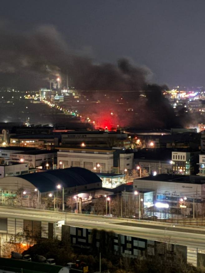 공장 화재 [독자 제공. 재판매 및 DB금지]