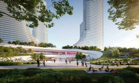 성수동 삼표부지 개발사업 진입광장 (제안된 안으로 향후 추진과정에서 변경 가능) (자료=서울시)