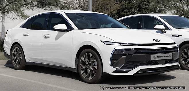 현대차 '아반떼 풀체인지' 상상도 (출처 : 뉴욕맘모스)