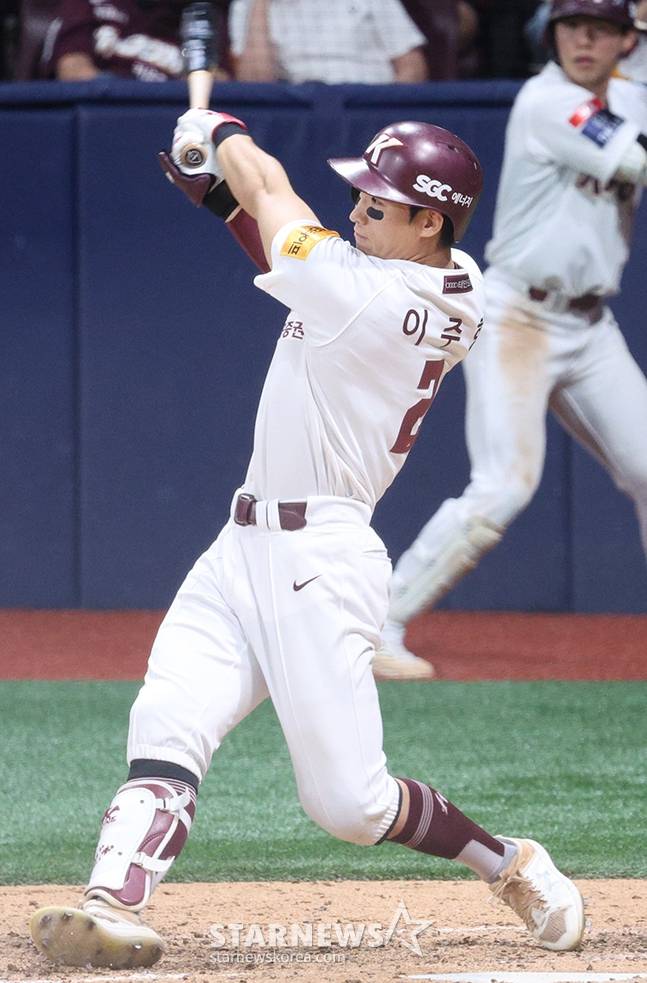 키움 이주형. /사진=김진경 대기자